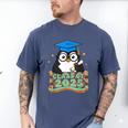 Graduate Penguin Class Of 2025 Kids Graduation Men's Comfort Colors T-Shirt Blue Jean