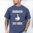 Graduated Silly Goose Student Graduation 2026 Grad Men's Comfort Colors T-Shirt Blue Jean