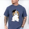 Graduation Beagle Dog 2017 Graduate Graduation Tee Men's Comfort Colors T-Shirt Blue Jean