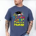 Graduation Class 2018 Cap Gown Shirt Preschool Grad Proud Men's Comfort Colors T-Shirt Blue Jean