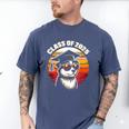 Graduation Day 2025 Graduate Class School Degree College Dog Men's Comfort Colors T-Shirt Blue Jean