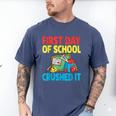 Graduation First Day Of School Crushed It Men's Comfort Colors T-Shirt Blue Jean