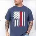 Graduation High School College Flag Graduate T Shirt 2018 Men's Comfort Colors T-Shirt Blue Jean