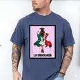 Graduation Latina Educated La Graduada Mexican Bingo Card Men's Comfort Colors T-Shirt Blue Jean