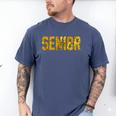 Graduation Party SEN18R Senior 2018 High School T-Shirt Men's Comfort Colors T-Shirt Blue Jean