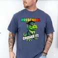 Graduation Preschool Dinosaur T Rex Crushed It Boys Grad Men's Comfort Colors T-Shirt Blue Jean