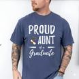Graduation Shirt 2018 Proud Aunt Of a Graduate Men's Comfort Colors T-Shirt Blue Jean