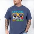 Graduation Shirt Goodbye Kindergarten Hello 1st Grade School Men's Comfort Colors T-Shirt Blue Jean