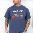 Graduation Shirt High School And College For Sleepy Graduate Men's Comfort Colors T-Shirt Blue Jean