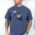 Graduation Sloth Lover T-Shirt Class Of 2019 Men's Comfort Colors T-Shirt Blue Jean