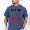 Graduation T Shirt I'm Like 2018 Done Class Of Men's Comfort Colors T-Shirt Blue Jean