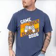Graduation Video Gamer Game Over Class Of 2026 Senior Men's Comfort Colors T-Shirt Blue Jean