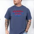 Grateful Dads World's Greatest Dad Fathers Day Men's Comfort Colors T-Shirt Blue Jean