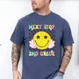 Groovy Next Stop 2nd Grade 1st Grade Graduation 2025 Men's Comfort Colors T-Shirt Blue Jean