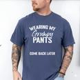 Grumpy Antisocials Sarcastic Quote For Introverts Men's Comfort Colors T-Shirt Blue Jean