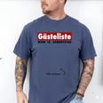 Guest Book 18th Birthday Party Memory Alcohol Men's Comfort Colors T-Shirt Blue Jean