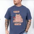Hang In There It Gets Worse Introverts Anti Valentines Day Men's Comfort Colors T-Shirt Blue Jean Hang In There It Gets Worse Introverts Anti Valentines Day Men's Comfort Colors T-Shirt Blue Jean