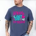 Happy Last Day Of First 1st Grade Teacher Student Graduation Men's Comfort Colors T-Shirt Blue Jean