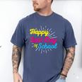 Happy Last Day Of School Graduation Teacher Students Men's Comfort Colors T-Shirt Blue Jean