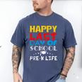 Happy Last Day Of School Pre-K Life Graduation T-Shirt Men's Comfort Colors T-Shirt Blue Jean