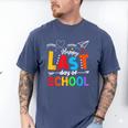 Happy Last Day Of School Teacher Women Student Graduation Men's Comfort Colors T-Shirt Blue Jean