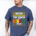 HBCU Grad Historically College Graduation Men's Comfort Colors T-Shirt Blue Jean