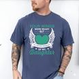 My Heart Was Not In Loving Memory Missing Daughter In Heaven Men's Comfort Colors T-Shirt Blue Jean