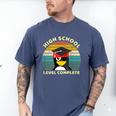 High School Level Complete Graduation Senior Students Men's Comfort Colors T-Shirt Blue Jean