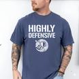 Highly Defensive Armadillo Shield Introvert Boundaries Men's Comfort Colors T-Shirt Blue Jean Highly Defensive Armadillo Shield Introvert Boundaries Men's Comfort Colors T-Shirt Blue Jean