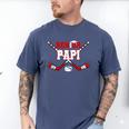 Hockey Senior Papi Graduation Class Of 2026 Kids Men's Comfort Colors T-Shirt Blue Jean