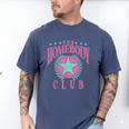The Homebody Club Antisocial Retro Introvert Men's Comfort Colors T-Shirt Blue Jean