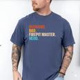 Husband Dad Firepit Master Hero Men's Comfort Colors T-Shirt Blue Jean