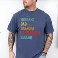 Husband Dad Grandpa 75 Year Old Legend 75th Birthday Men's Comfort Colors T-Shirt Blue Jean