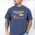 I'm From The 1900s Retro Wagon Men's Comfort Colors T-Shirt Blue Jean