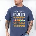 I'm A Dad Grandpa And A Vietnam Veteran US Army Vet Men's Comfort Colors T-Shirt Blue Jean