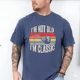 I'm Not Old I'm Classic Pipe Nostalgia Men's Comfort Colors T-Shirt Blue Jean