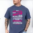 I'm Not A Perfect Daughter But My Crazy Dad Loves Me Men's Comfort Colors T-Shirt Blue Jean