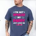 I'm Not Spoiled My Daddy Just Loves Me Kids Girls Daughter Men's Comfort Colors T-Shirt Blue Jean