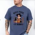 I'm Reading Halloween Witch Book Lover Men's Comfort Colors T-Shirt Blue Jean I'm Reading Halloween Witch Book Lover Men's Comfort Colors T-Shirt Blue Jean