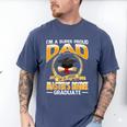 I'm A Super Proud Dad Of A 2025 Master's Degree Graduate Men's Comfort Colors T-Shirt Blue Jean