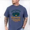Introvert Camping Social Battery Recharging In The Woods Men's Comfort Colors T-Shirt Blue Jean