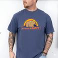 Introvert Me Happy Retro Sunset Capybara Tee Men's Comfort Colors T-Shirt Blue Jean Introvert Me Happy Retro Sunset Capybara Tee Men's Comfort Colors T-Shirt Blue Jean