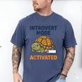 Introvert Mode Activated Low Social Battery Box Turtle Men's Comfort Colors T-Shirt Blue Jean Introvert Mode Activated Low Social Battery Box Turtle Men's Comfort Colors T-Shirt Blue Jean