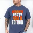 Introvert Party Solo Edition Sarcastic People Hater Men's Comfort Colors T-Shirt Blue Jean