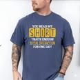Introvert Quote Motivational For Men Women Kids Men's Comfort Colors T-Shirt Blue Jean