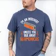 Im An Introvert Unless You Talk About Harmonicas Men's Comfort Colors T-Shirt Blue Jean
