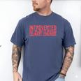 Introverted But Willing To Discuss Climate Change Men's Comfort Colors T-Shirt Blue Jean