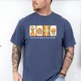 Introverted But Willing To Discuss Fall Vibes Autumn Pumpkin Men's Comfort Colors T-Shirt Blue Jean Introverted But Willing To Discuss Fall Vibes Autumn Pumpkin Men's Comfort Colors T-Shirt Blue Jean