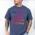 Introverted Willing To Discuss Red Platy Introvert Men's Comfort Colors T-Shirt Blue Jean Introverted Willing To Discuss Red Platy Introvert Men's Comfort Colors T-Shirt Blue Jean