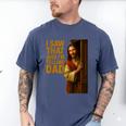 Jesus I Saw That I'm Telling Dad Religious Men's Comfort Colors T-Shirt Blue Jean